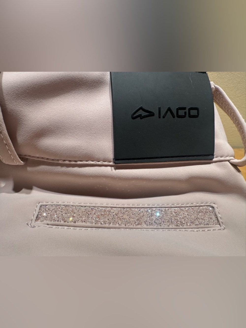 Iago Italia Equestrian Riding Show Breeches, Tan, Size 24, Excellent Condition! - Picture 6 of 14